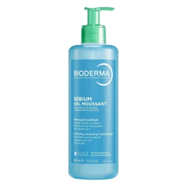Bioderma Sebium Gel Moussant Purifyng Cleansing Τζελ Καθαρισμού για...