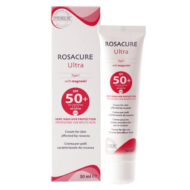 Synchroline Rosacure Ultra SPF50 Ενυδατική Κρέμα Προσώπου Κατά της ...