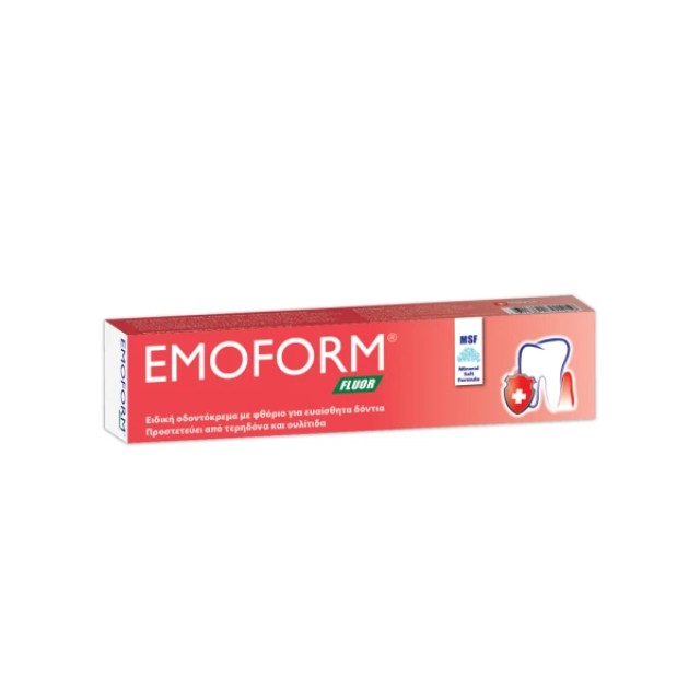 Emoform Fluor Swiss Οδοντόκρεμα κατά της Τερηδόνας, 50ml