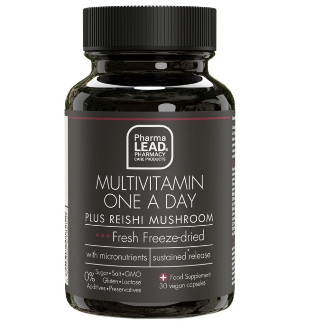 Pharmalead Black Range Multivitamin One A Day Plus Reishi Mushroom, 30 Κάψουλες