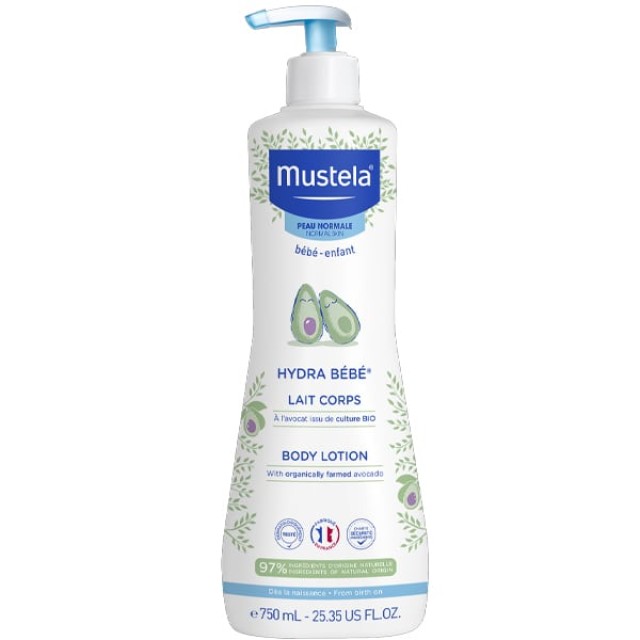Mustela Hydra Bebe Body Lotion Ενυδατική Κρέμα Σώματος με Βιολογικό...