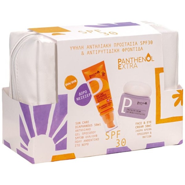 Panthenol Extra Sun Care Diaphanous Αντηλιακό Gel Προσώπου SPF30 50...