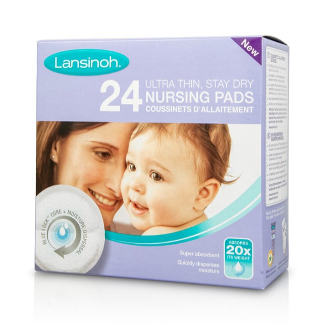 Lansinoh Pads Επιθέματα στήθους, 24 τμχ