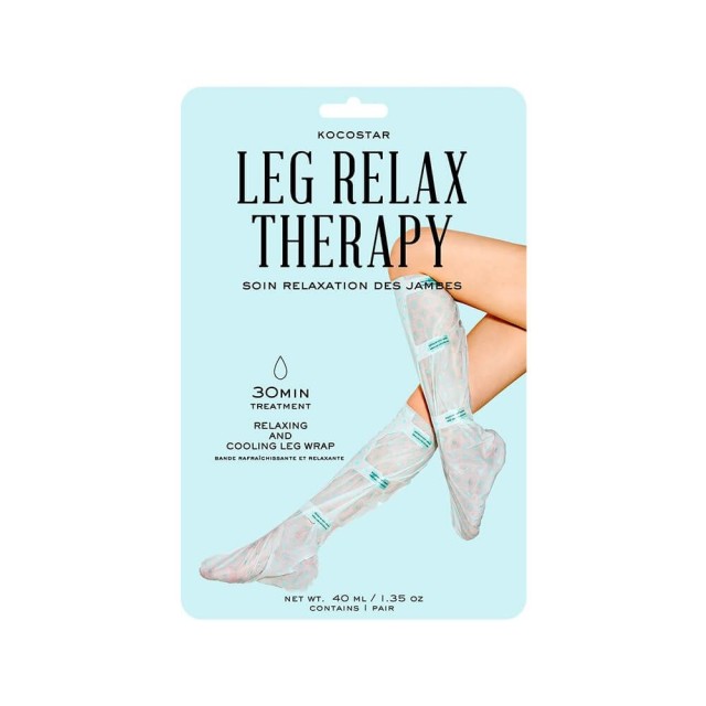 Vican Kocostar Leg Relax Therapy Μάσκα Ποδιών, 1 Zεύγος