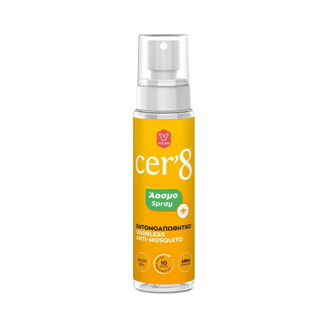Cer8 Odorless Insect Repellent Spray, 100ml