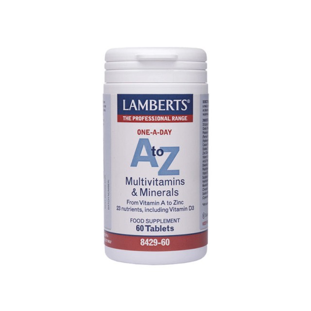Lamberts A to Z Multivitamins Πολυβιταμίνη, 60 Ταμπλέτες
