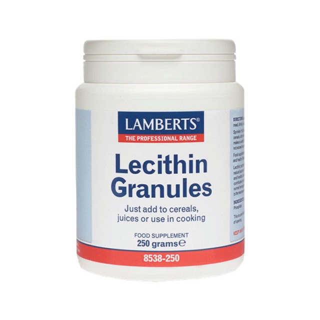 Lamberts Lecithin Granules Υψηλής καθαρότητας Λεκιθίνη 250gr