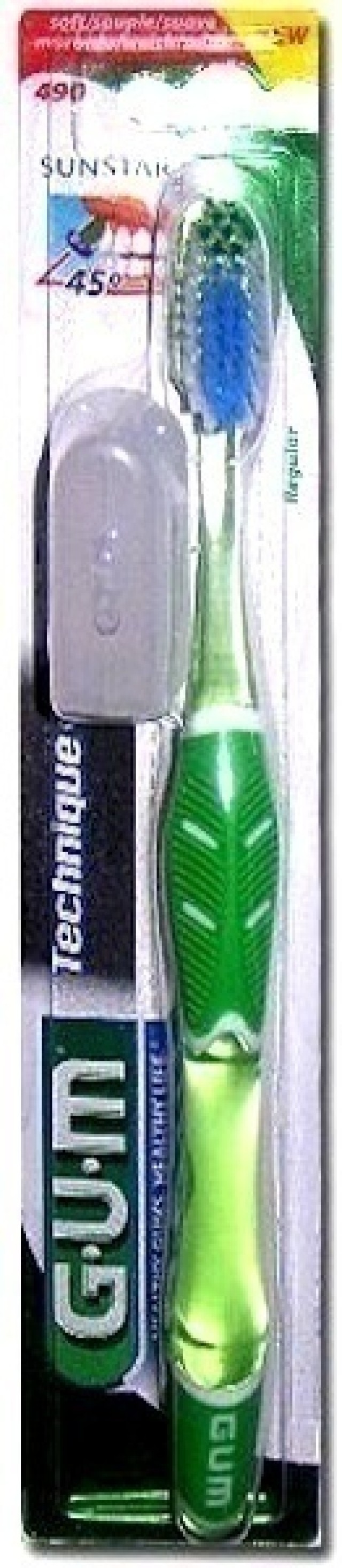 Gum 490 Technique Soft Full Μαλακή Οδοντόβουρτσα σε Διάφορα Χρώματα...
