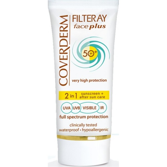 Coverderm Filteray Face Plus SPF50+ Soft Brown Oily/Acneic Hevisible, 50ml