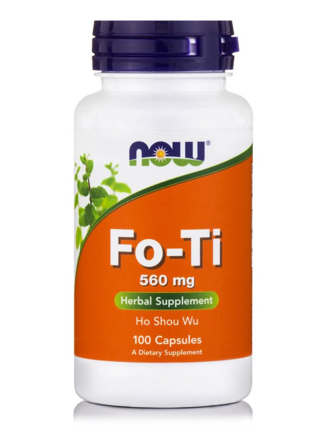 Now FoTi 560 mg (Ho Shou Wu), 100 Κάψουλες