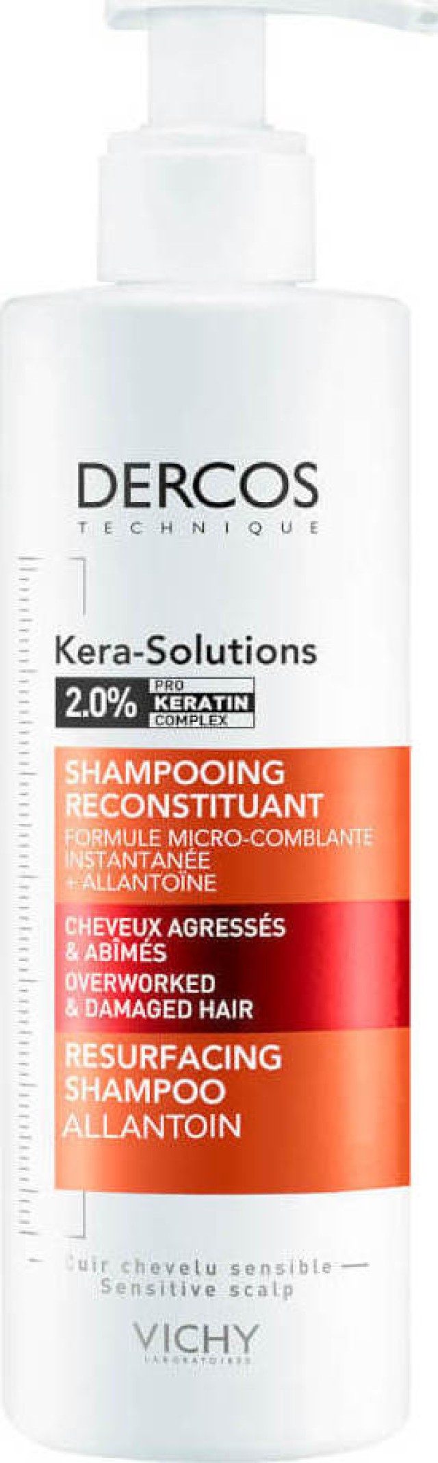 Vichy Dercos Kera Solutions Resurfacing Shampoo Σαμπουάν για Ξηρά Μαλλιά, 250ml