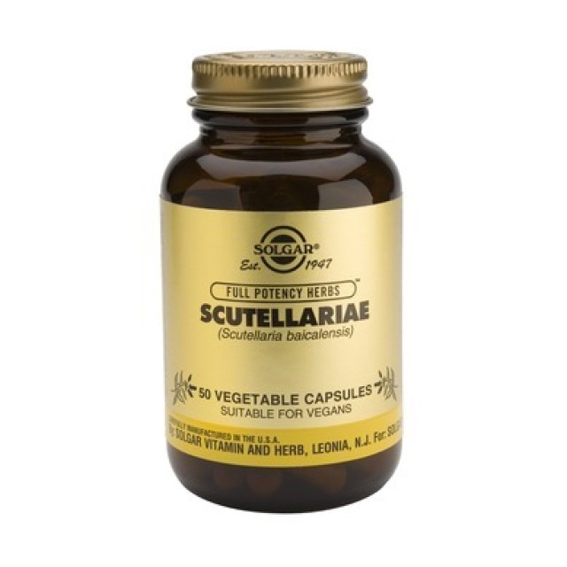 Solgar Scutellariae Αντιφλεγμονώδες & Αντιαλλεργικό Συμπλήρωμα διατροφής για Αλλεργική Ρινίτιδα, 50caps
