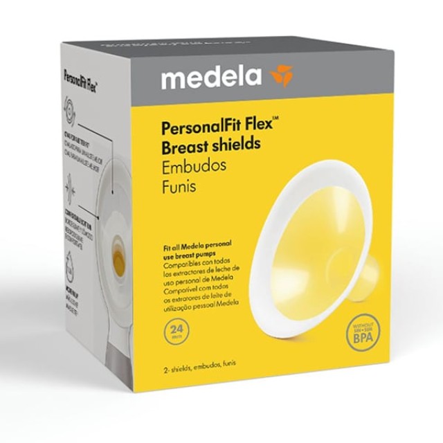 Medela PersonalFit Flex Χοάνη Θηλάστρου Small 21mm, 2 Τεμάχια
