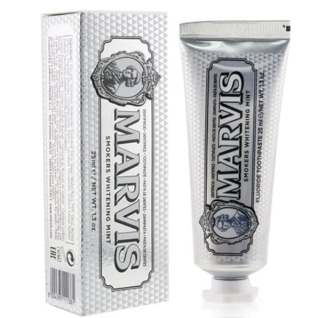 Marvis Smokers Whitening Mint Λευκαντική Οδοντόκρεμα, 25ml