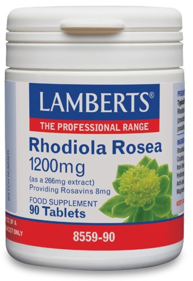 Lamberts Rhodiola Rosea 1200mg, 90 Ταμπλέτες