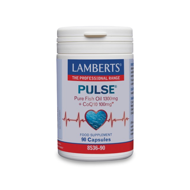 Lamberts Pulse Fish Oil & CoQ10 Συμπλήρωμα Για Την Σωστή Λειτουργία Της Καρδιάς, 90 Κάψουλες