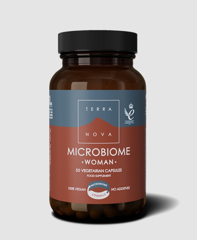 Terranova Microbiome Woman Συμπλήρωμα Διατροφής για το Γυναικέιο Σύστημα, 50caps