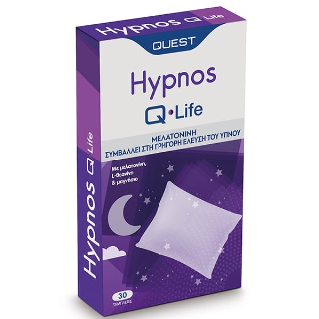 Quest Hypnos Q-Life Συμπλήρωμα Διατροφής για τη Διευκόλυνση του Ύπν...