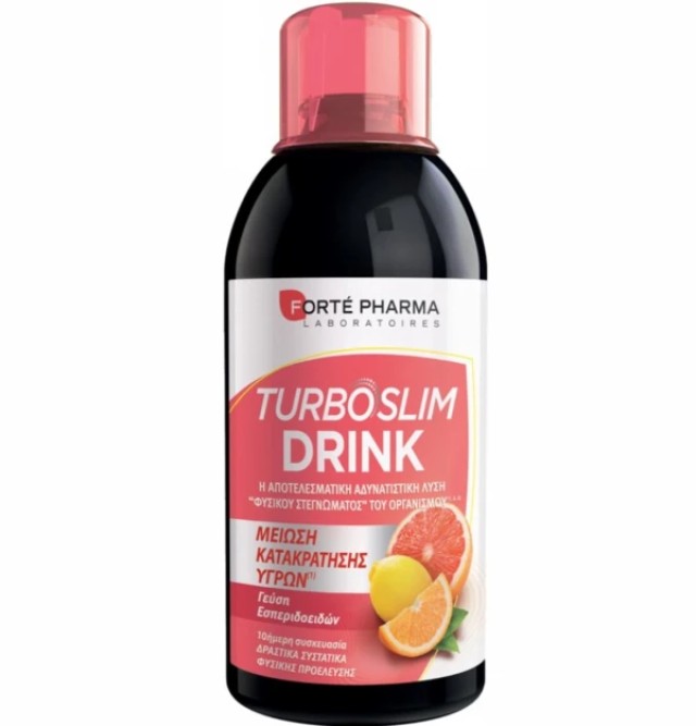 Forte Pharma Turboslim Drink, Για την Ενίσχυση Καύσεων και την Αποτοξίνωση με Γεύση Εσπεριδοειδών, 500ml
