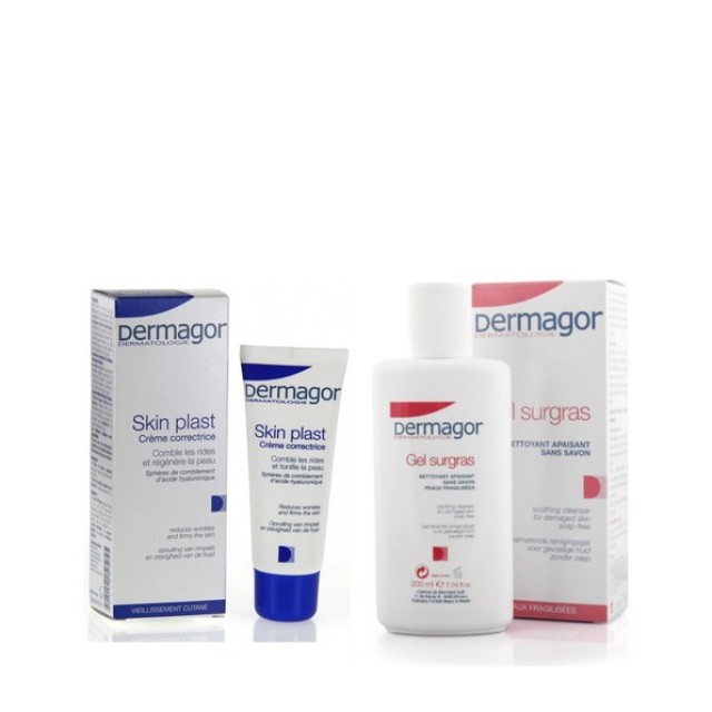 Inpa Dermagor Promo Skin Plast Κρέμα Προσώπου 40ml & ΔΩΡΟ Καθαριστικό Gel De Toilette 200ml