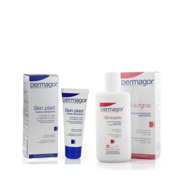 Inpa Dermagor Promo Skin Plast Face Cream 40ml & FREE Cleanser...