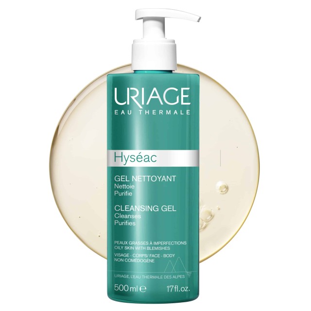 Uriage Hyseac CL Gel Καθαρισμού για Πρόσωπο και Σώμα, 500ml