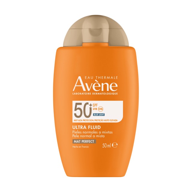 Avène Ultra Fluid Perfecteur Αντηλιακή Κρέμα Προσώπου Spf50+, 50ml