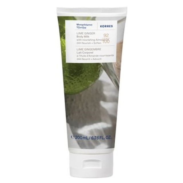 Korres Ginger Lime Body Smoothing Milk Ενυδατικό Γαλάκτωμα Σώματος ...