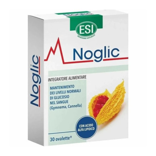 Esi Noglic Συμπλήρωμα Διατροφής με Άλφα Λιποϊκό Οξύ για τη Διατήρηση των Φυσιολογικών Επιπέδων Γλυκόζης στο Αίμα, 60tabs