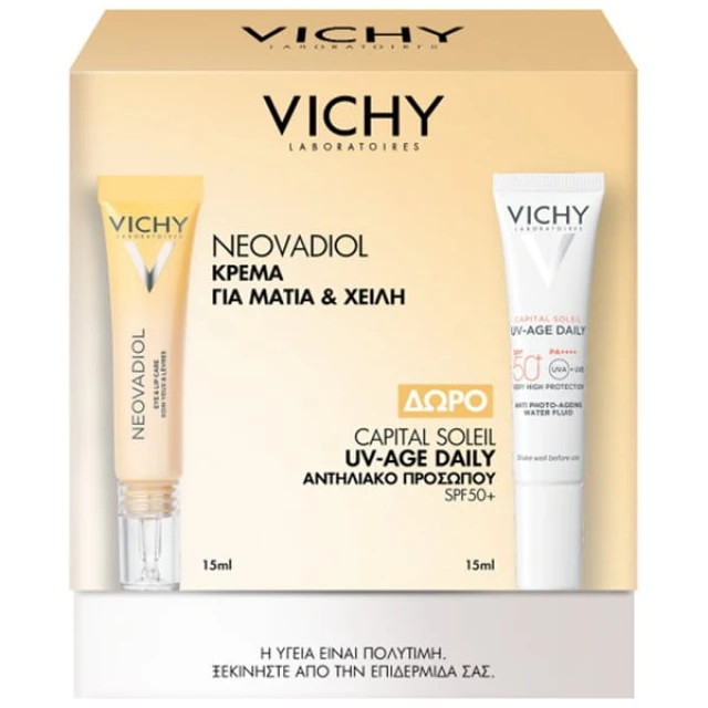 Vichy Promo Neovadiol Eye and Lip Cream 15ml + Capital Sole...