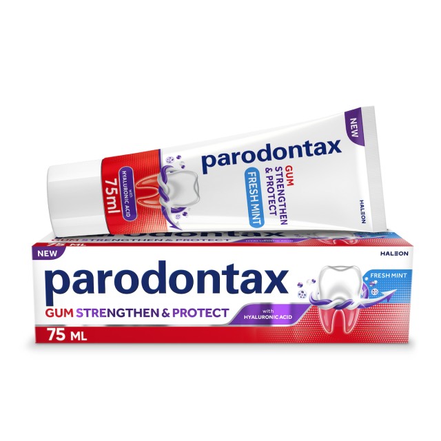 Parodontax Gum Strengthen & Protect Οδοντόκρεμα με Υαλουρονικό Οξύ ...