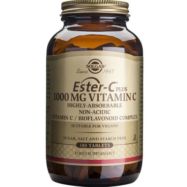 Solgar Bιταμίνη Ester-C Plus 1000mg Συμπλήρωμα Διατροφής με Βιταμίν...