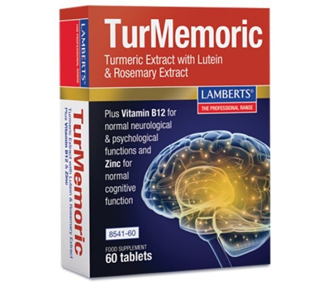 Lamberts TurMemoric Συμπλήρωμα Διατροφής με Κουρκουμά 60 Ταμπλέτες