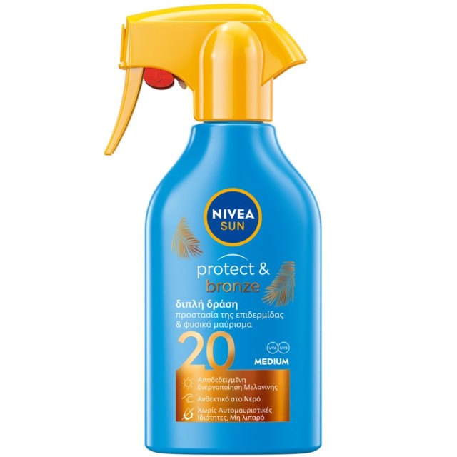 Nivea Sun Protect & Bronze Trigger Spray Αντηλιακό Σπρέι Μαυρίσματο...