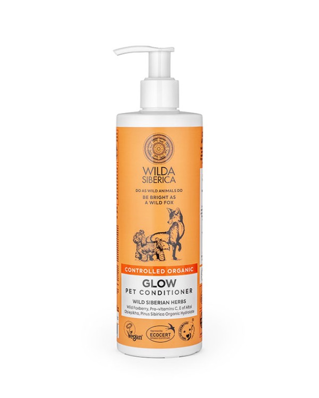 Wilda Siberica Pet Conditioner Οργανικό Μαλακτικό ζώων Glow 400 ml