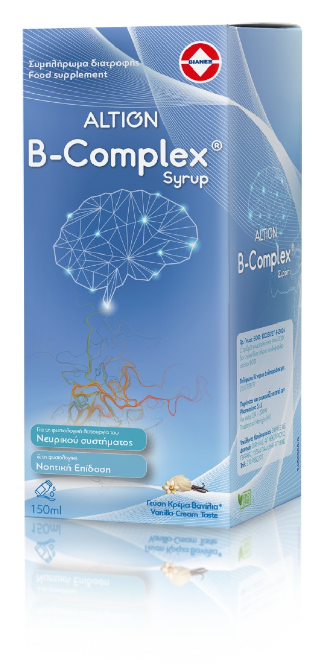 Αltion B-Complex Syrup Σιρόπι για το Νευρικό Σύστημα, 150ml