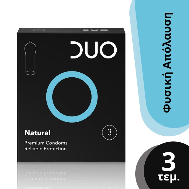Duo Natural Classic Condoms, 3pcs