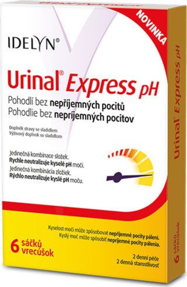 Walmark Urinal Express pH Για Επώδυνες Ουρολοιμώξεις 6 Φακελίσκοι