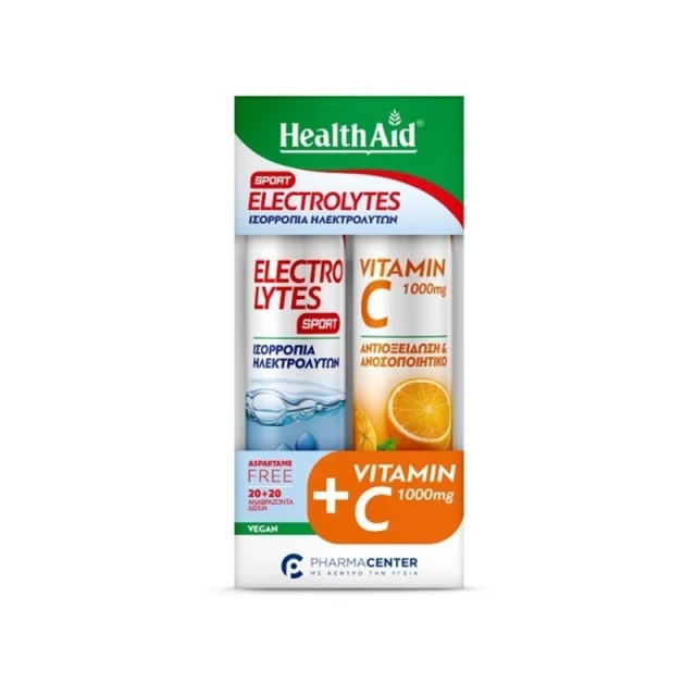 Health Aid Promo Electrolytes Sport 20eff.tabs + Vitamin C 1000mg ...