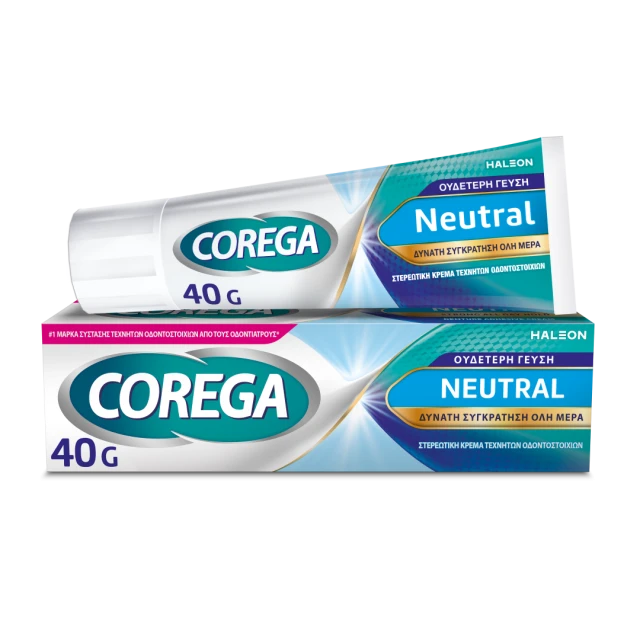 Corega 3D Hold Neutral Firming Cream, 40g