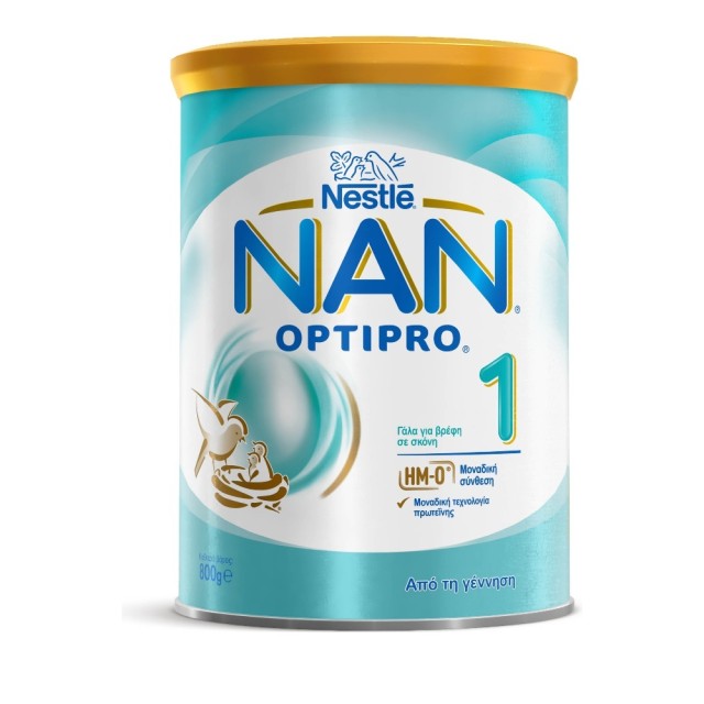 Nestle Nan Optipro 1 0m+ Γάλα σε Σκόνη για Βρέφη Από τη Γέννηση, 800gr