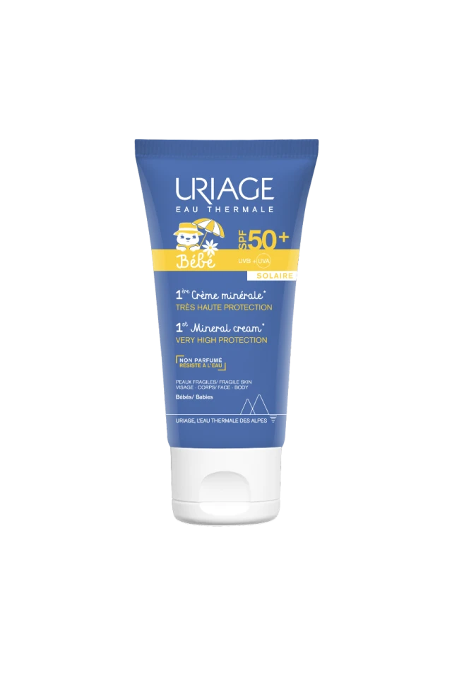Uriage Bebe Mineral Cream SPF50 Βρεφικό Αντηλιακό Γαλάκτωμα, 50ml