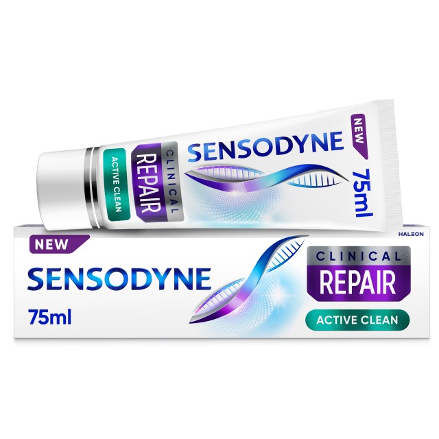 Sensodyne Clinical Repair Active Clean Οδοντόκρεμα για Ευαίσθητα Δό...