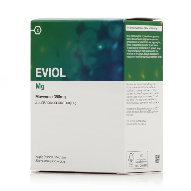 Eviol Mg 350mg Magnesium Supplement 30 Capsules