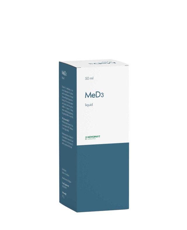 Metapharm Novophyt MeD3 liquid Πόσιμο Συμπλήρωμα Βιταμίνης D3, 50ml