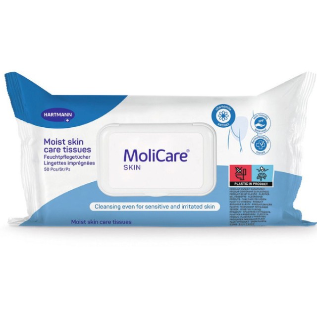 Hartmann MoliCare Skin Clean Υγρά Mαντηλάκια Kαθαρισμού Xωρίς Oινόπ...
