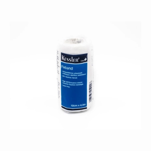 Kessler Fixband Αυτοκόλλητος Ελαστικός Επίδεσμος 10cm X 4m, 12τμχ