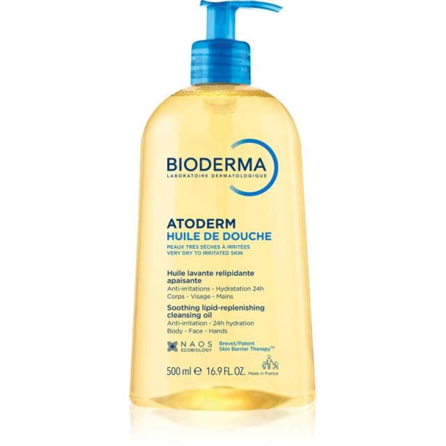 Bioderma Atoderm Huile de Douche Έλαιο για Απαλό Καθαρισμό του Ξηρο...