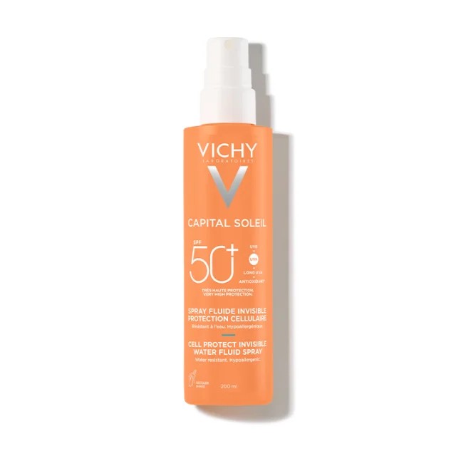 Vichy Capital Soleil Cell Protect Water Fluid Spray SPF50 Αντηλιακό...