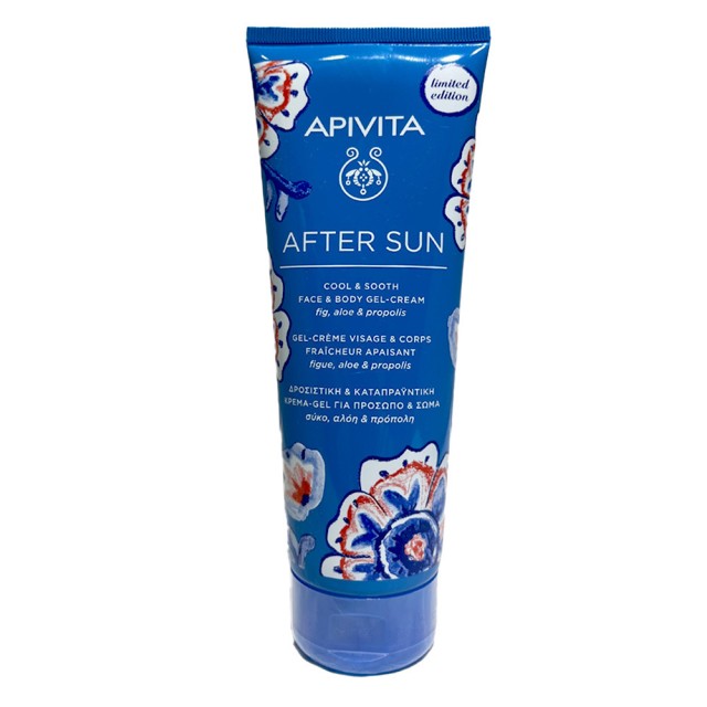 Apivita After Sun Limited Edition Δροσιστική & Καταπραϋντική Κρέμα Gel για Πρόσωπο & Σώμα, 200ml